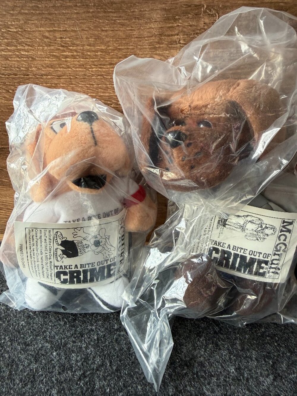 Vintage Scruff McGruff Crime Dog Plush NWT Rare